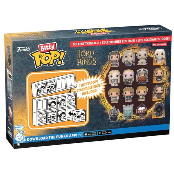 Blister 4 figures Bitty POP The Lord of the Rings Frodo