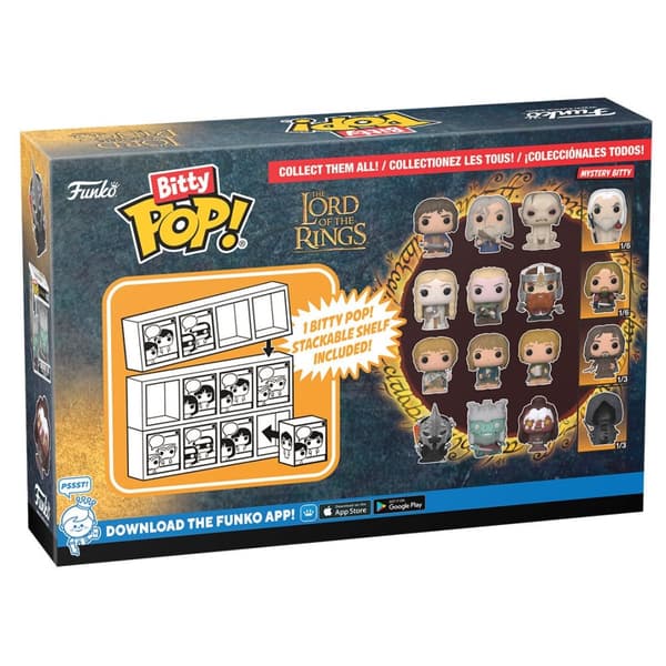 Blister 4 figures Bitty POP The Lord of the Rings Witch King