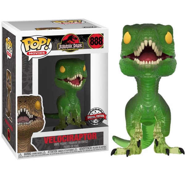 Set figure POP & Tee Jurassic Park Velociraptor Exclusive