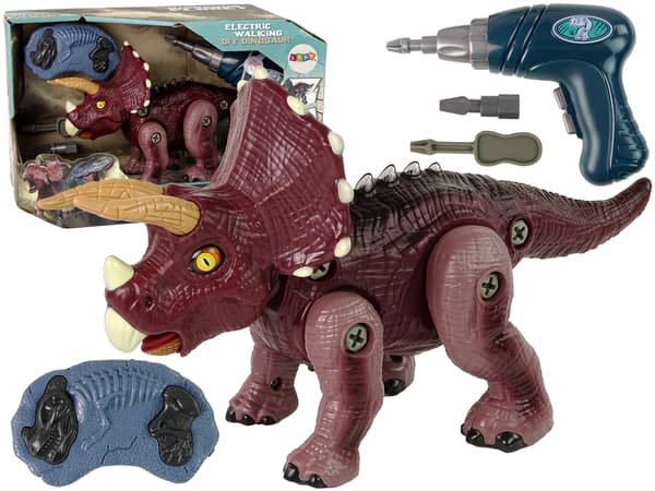 Dinosauruksen purkamiseen poralla, muovia