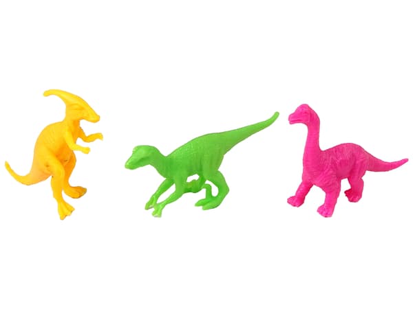 Set med dinosauriefigurer med tillbehör 15 delar