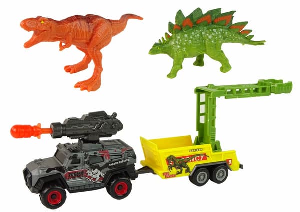 Dinosaurier Car Rocket Trailer Set