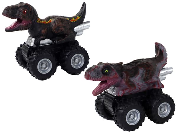 Dinosaur bil med friktionsdrev Forskellige arter og farver