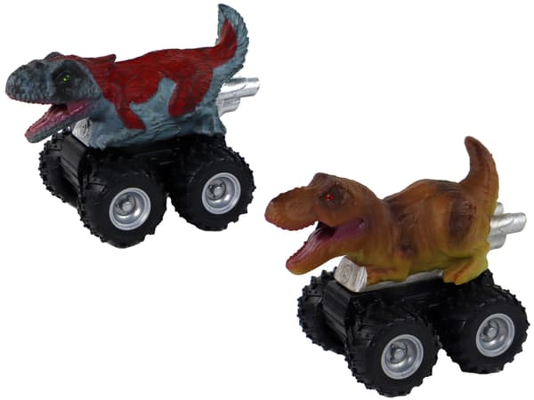 Dinosaur bil med friktionsdrev Forskellige arter og farver