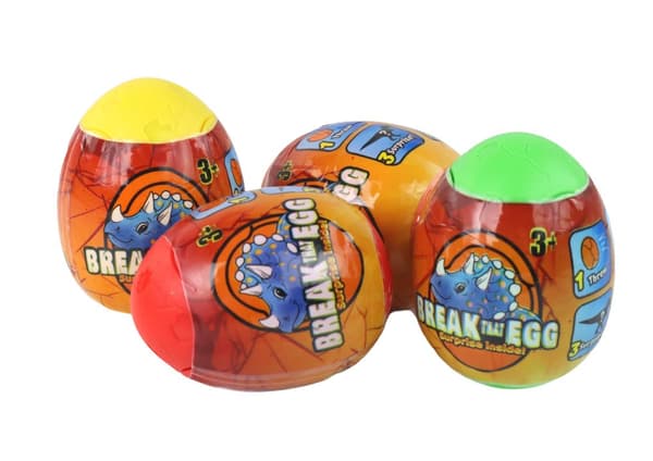 Magic Cracking Egg Dinosaur In Shell 4 Farver 6 cm