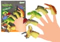 Miniatyrbild 1 av 3: Dinosaurier Gummi sensoriska fingerdockor