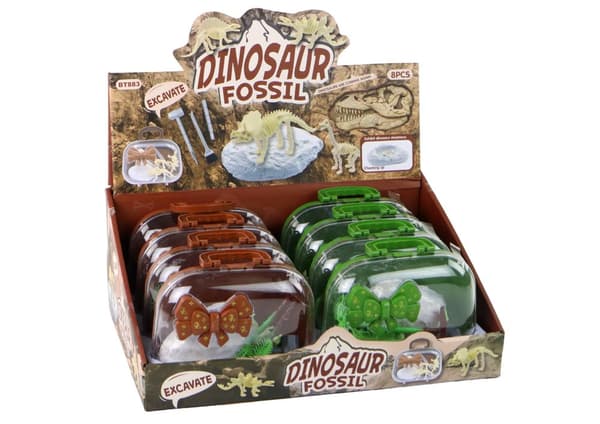 Arkæolog udgravning sæt dinosaurer i kuffert Explorer