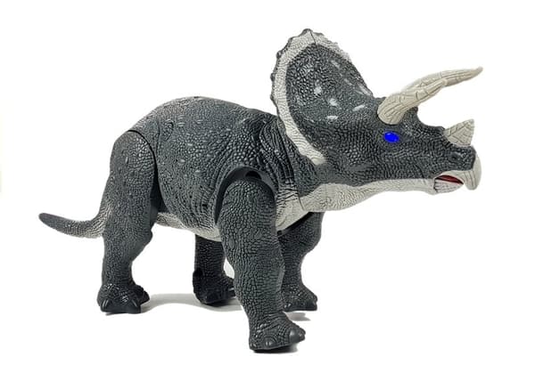 Stor Triceratops Batteridrevet Dinosaur Grå