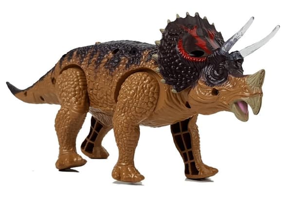 Gul Triceratops Dinosaur Batteridrevet