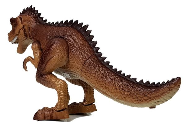 Rörlig dinosaurie Tyrannosaurus Vattenångpistol Ljud Ljusgul