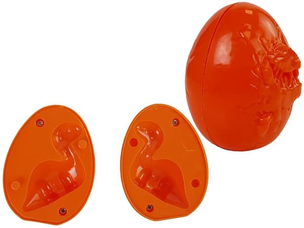 Bord Lekdeg Dinosaurier Ägg Mögel vulkan med glödande lava 4 färger