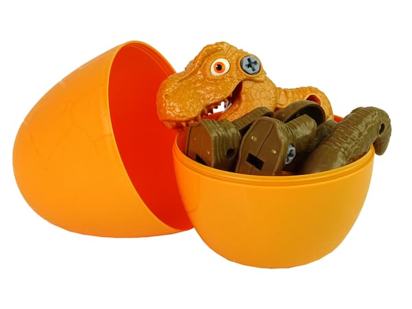 Tyrannosaurus Rex dinosaursæt med æg DIY orange skruetrækker