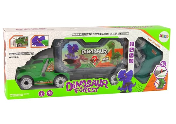 DIY adskillelsestrucksæt med dinosauruskruetrækker