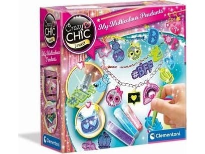 Clementoni Crazy Chic Sett - Fargerike Charms