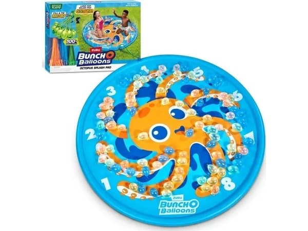 Zuru Bunch O Balloons Octopus Splash Pad med over 100 selvlukkende vandballoner til at fylde hurtigt