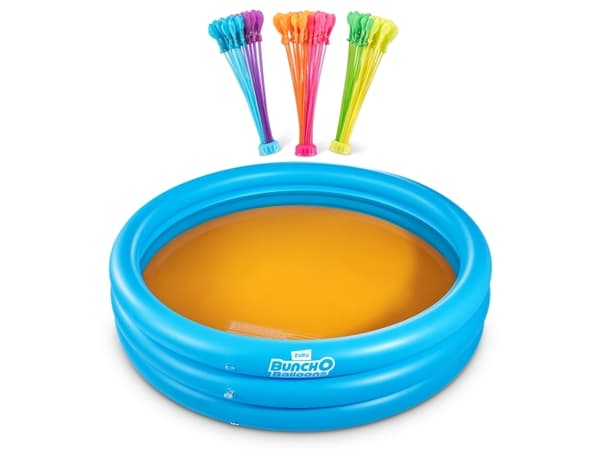 Zuru Bunch O Balloons Splash Pool med Tropical Party med over 100 selvlukkende vandballoner til at fylde hurtigt
