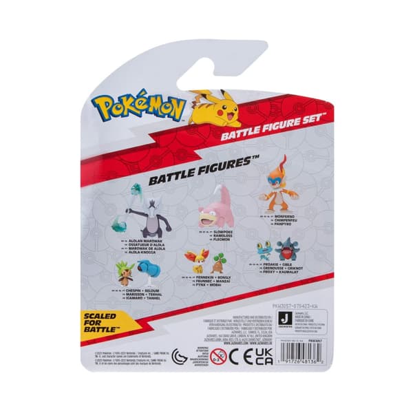 Pokemon Battle Figure Set Beldum + Sirfetch'd + Clefairy
