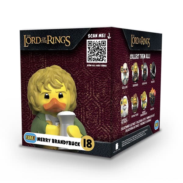 Numskull - Best of TUBBZ Boxed Bath Duck - Sagan om ringen - Meriadoc Brandybuck - 9cm
