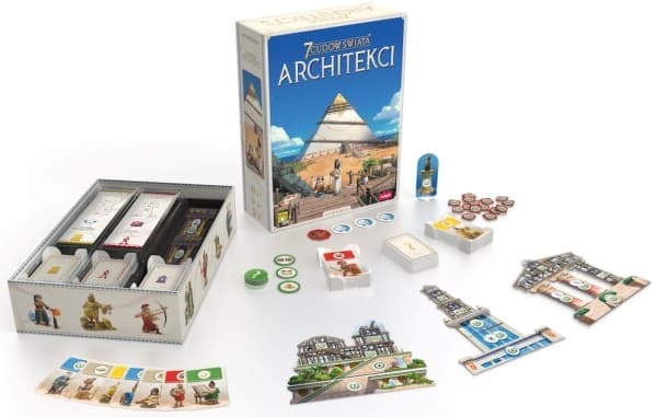 Brætspil VERDENS 7 VIDUNDERE - ARKITEKTER (POLSK VERSION)