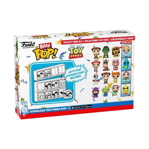 Pack 4 Funko Bitty Pop Toy Story Zurg Figurer
