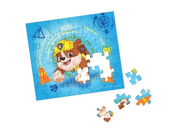 Games PAW Patrol, 48-Piece Jigsaw Puzzle with Cute Ear Gift Box Chase Marshall Skye Everest Rubble Ryder PAW Patrol Toy Puzzles, for Kids Ages 3 and