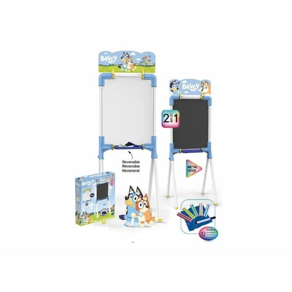 Dobbeltsidet tavle Chicos Bluey 37 x 32 x 98 cm