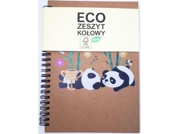 YOYO Kołozeszyt A5/60K Eco panda