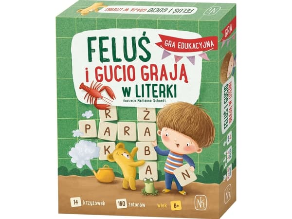 Nasza Księgarnia Peli "Feluś ja Gucio pelaavat kirjaimia"