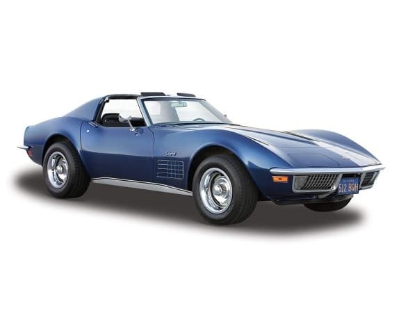 Livsmedel Kompositmodell Chevrolet Corvette 1970 1/24 blå