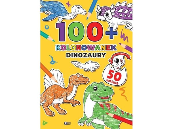 100+ målarböcker: Dinosaurier
