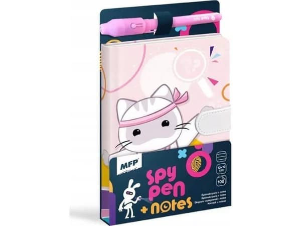 MFP papir SPY NOTES lilla + UV penn 7510189