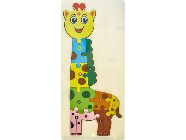 Trepuslespill for barn med tall Giraffe EDUKAMP