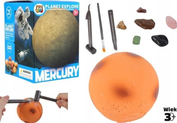 Teka Mineral kaivaukset planeetta Merkurius