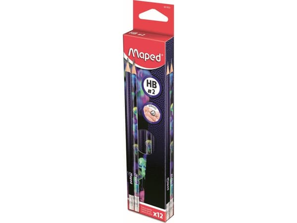Teka Ołówek z gumk± Deepsea HB (12szt) MAPED