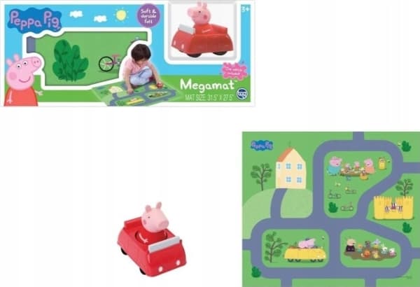 PRO-eximp *****Peppa Pig Peppas kjøretøy og megamatte 32653