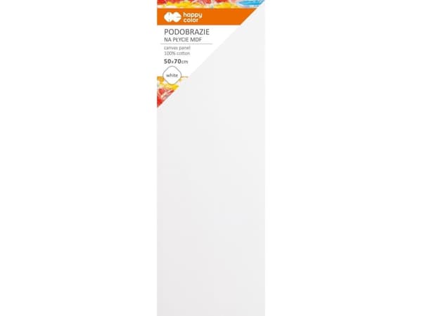 Puuvillakangas 50x70 kyllästetty valkoinen maalauslevy MDF 4mm
