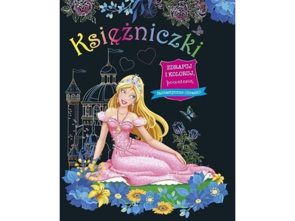 Skrapa och färglägg - Prinsessor