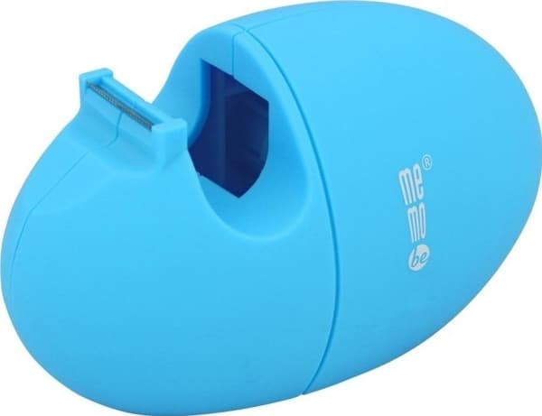 MemoBe soft-touch banddispenser blå neon