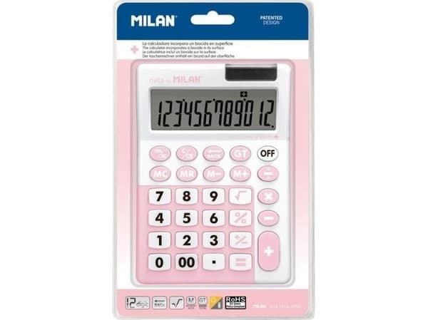 Isonäppäiminen laskin Antibakteerinen MILAN