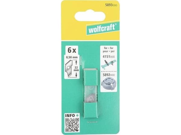 Wolfcraft WOLFCRAFT ERSTATNINGSKLADER 22mm FOR AVKAMASKIN WF5892000
