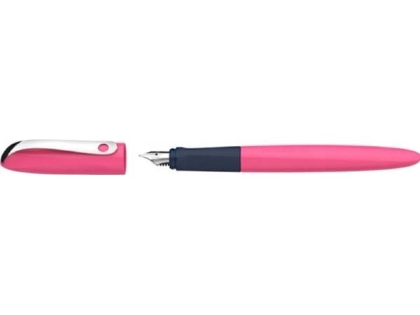 Schneider SCHNEIDER Bølget fyllepenn, i eske med oppheng, rosa