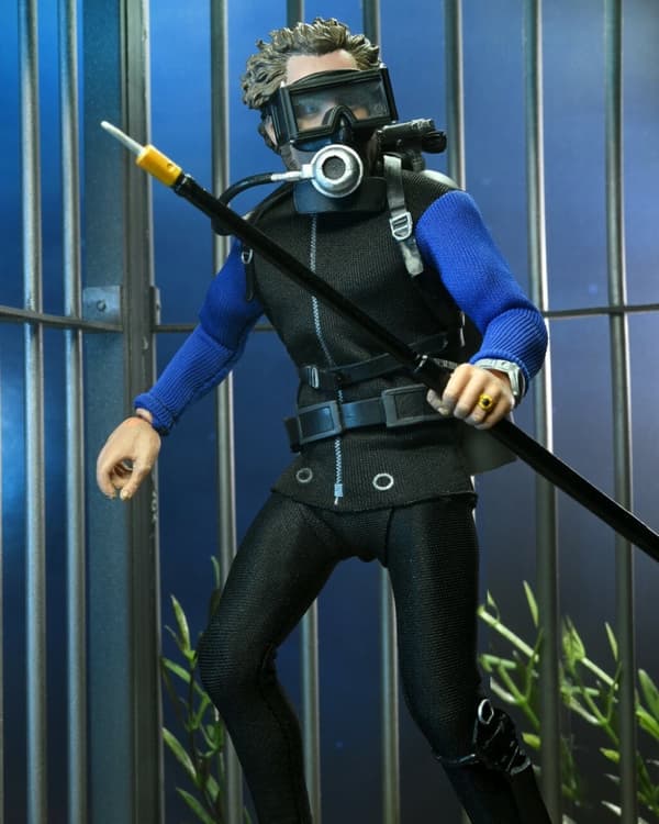 Kæber: Hooper Shark Cage 8 tommer klædt actionfigur