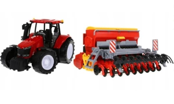 Tractor with agricultural machinery