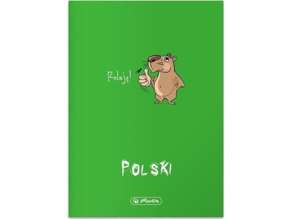 Muistikirja A5/60K line Eco PP Puolan kieli (5 kpl)