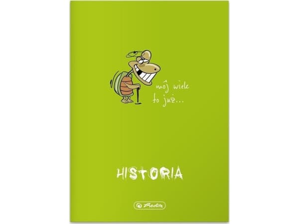 Notebook A5/60K checkered Eco PP History (5pcs)