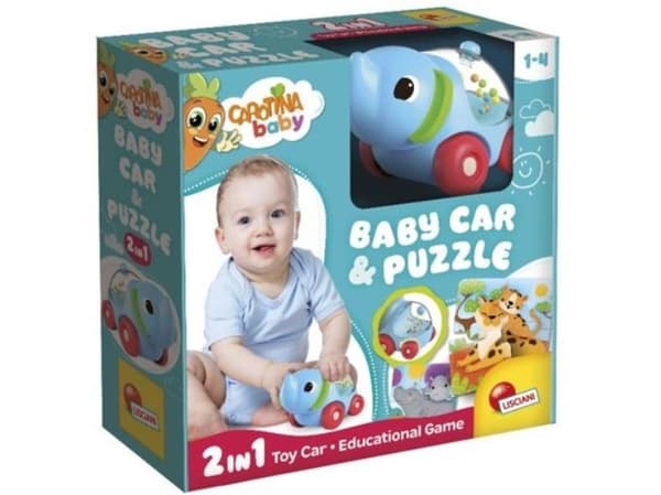 Puslespill Lisciani Elefantbil og puslespill - Carotina Baby