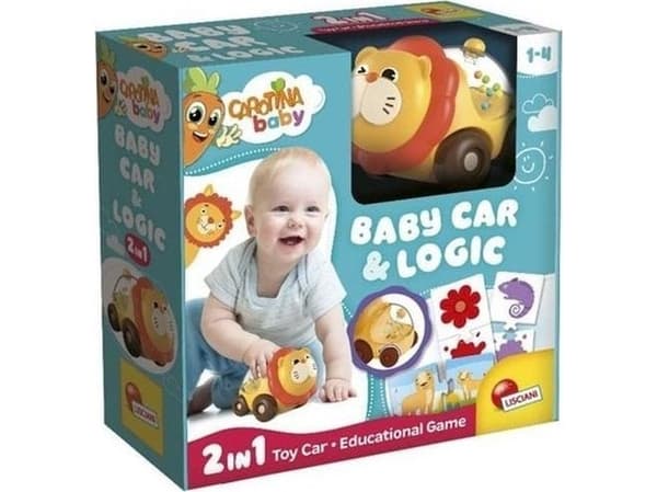 Lisciani Lion bil- och pusselspel - Carotina Baby