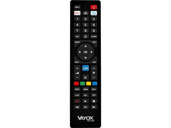 Vayox TV-kaukosäädin LG Vayox VA0144 Erityistoiminnot