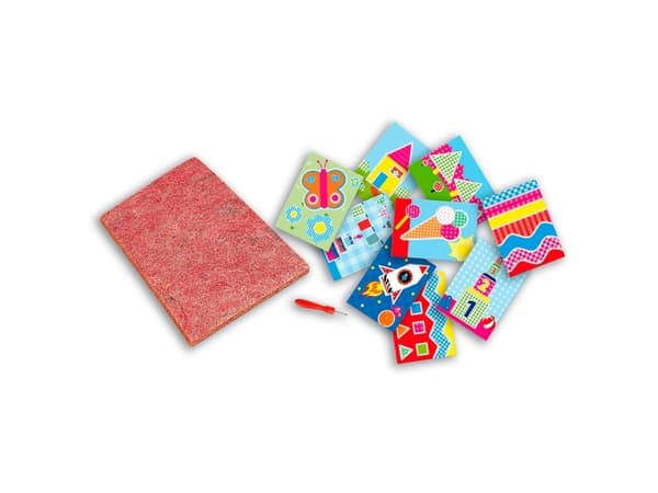 SES Creative I learn to perforate, Pysselset för barn, 3 År, Multifärg, 1 styck