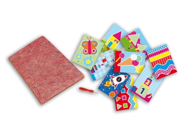 SES Creative I learn to perforate, Pysselset för barn, 3 År, Multifärg, 1 styck